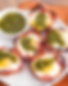 Egg Cups with Ham and Chimichurri 