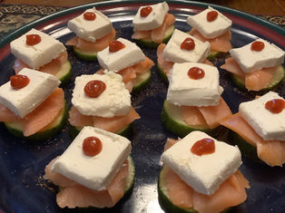 Keto Smoked Salmon Cucumber Bites