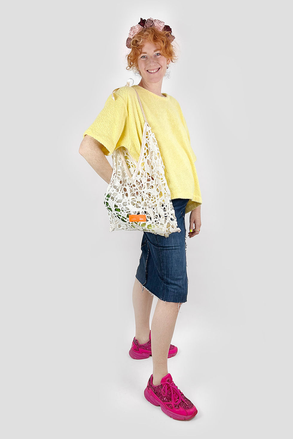 Miniaturbild: HÄKELTASCHE OFF-WHITE