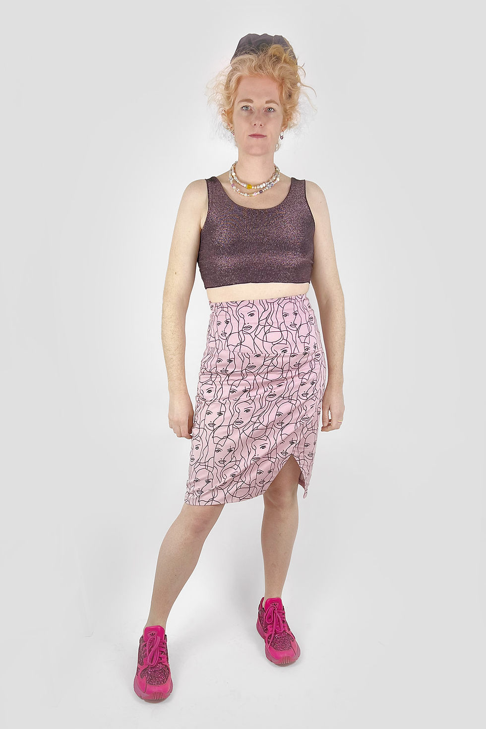 Miniaturbild: CROPPED TOP DARK LILAC