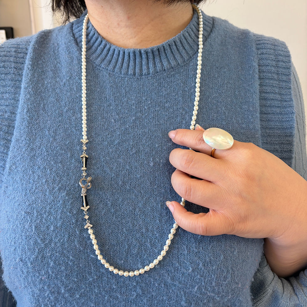 Thumbnail: Freshwater Pearl Long Necklace