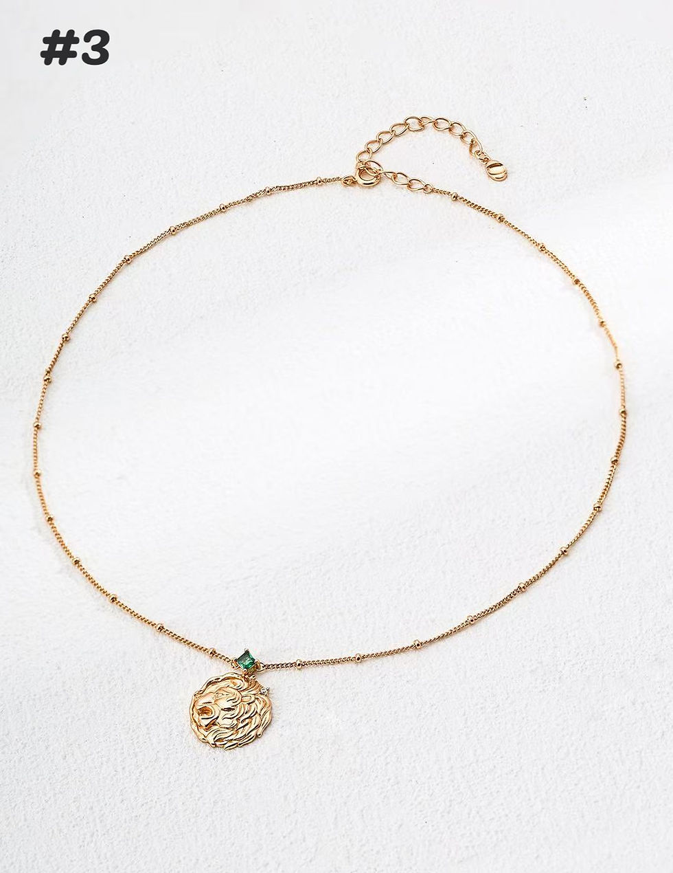 Thumbnail: Vintage Necklace Collection, Suitable for Sensitive Skin, Gold-Plated
