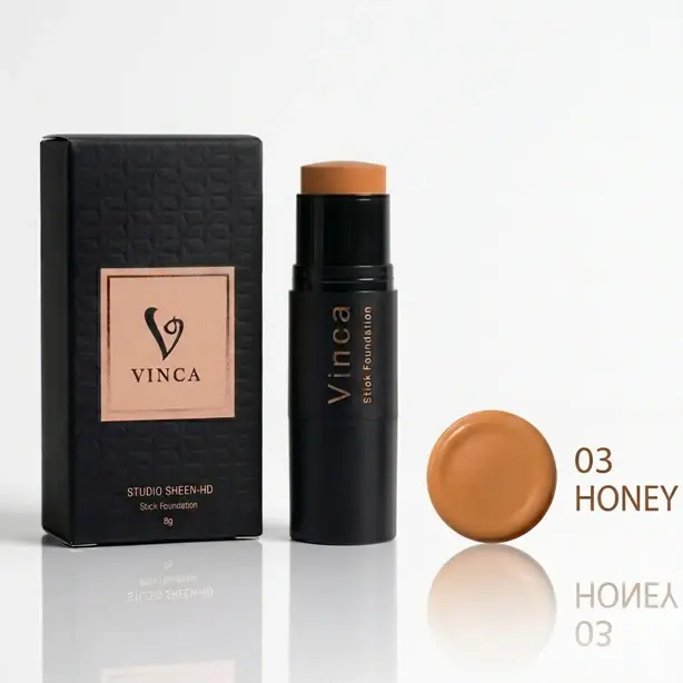 Vinca Studio Sheen-HD Stick Foundation Honey 03