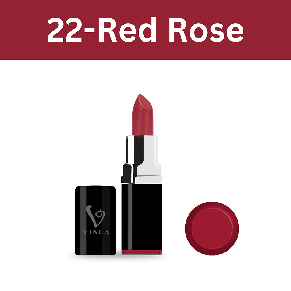 Vinca Proshine Lipstick - Red Rose 22