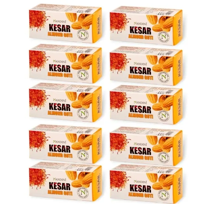 Nandini Kesar & Almond Goti Soap 10pcs