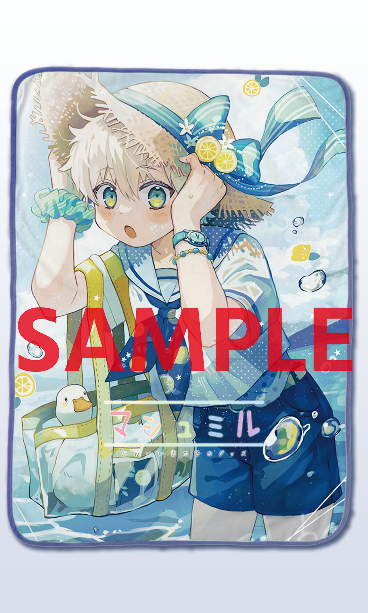 冷感ブランケット/海ばたり