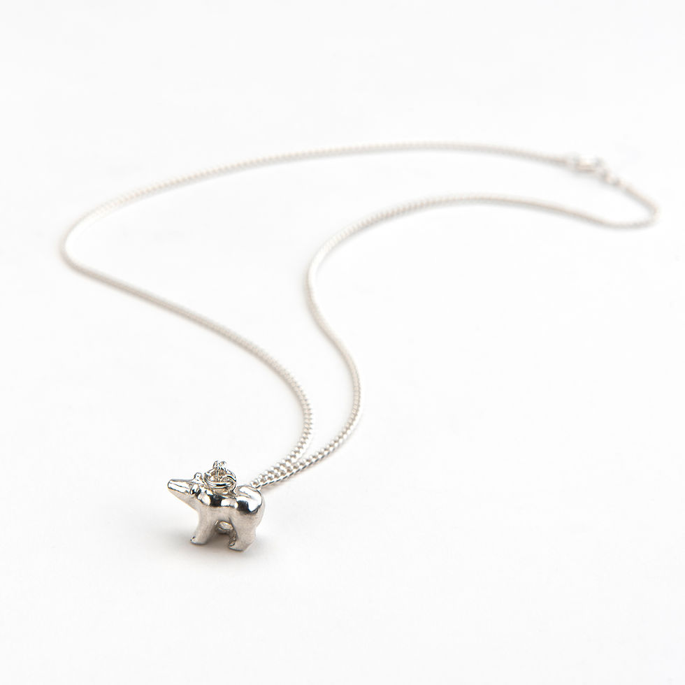 Thumbnail: Polar Bear Standing Pendant
