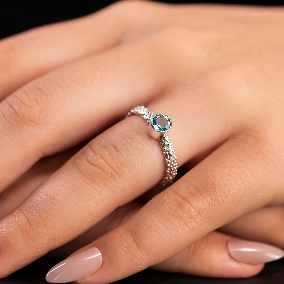 Thumbnail: Sea Drift Ring with Gemstones
