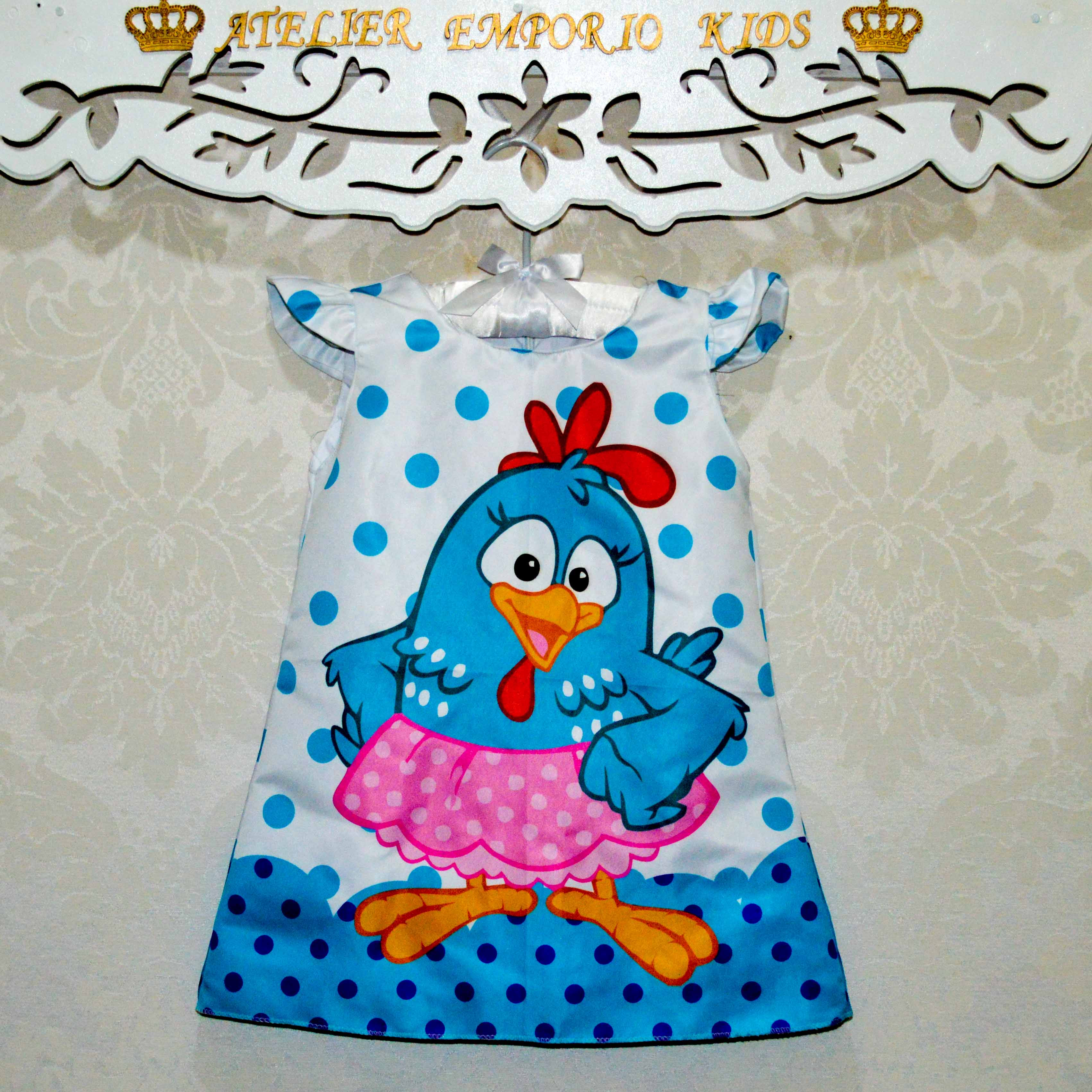 Vestido tradicional, Galinha Pintadinha poa