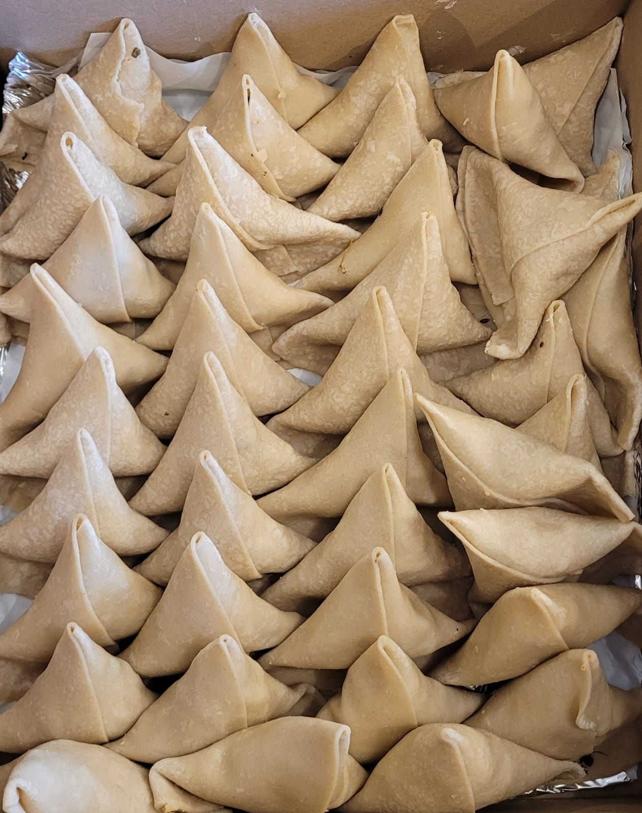 Uncooked Jumbo Samosas - each