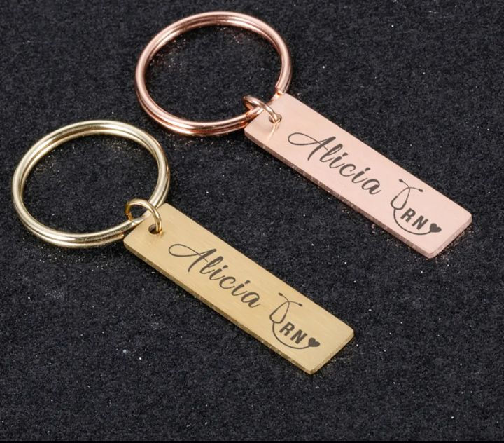 Custom keychain for healthcare workers