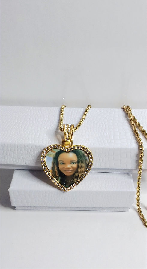 Custom heart photo