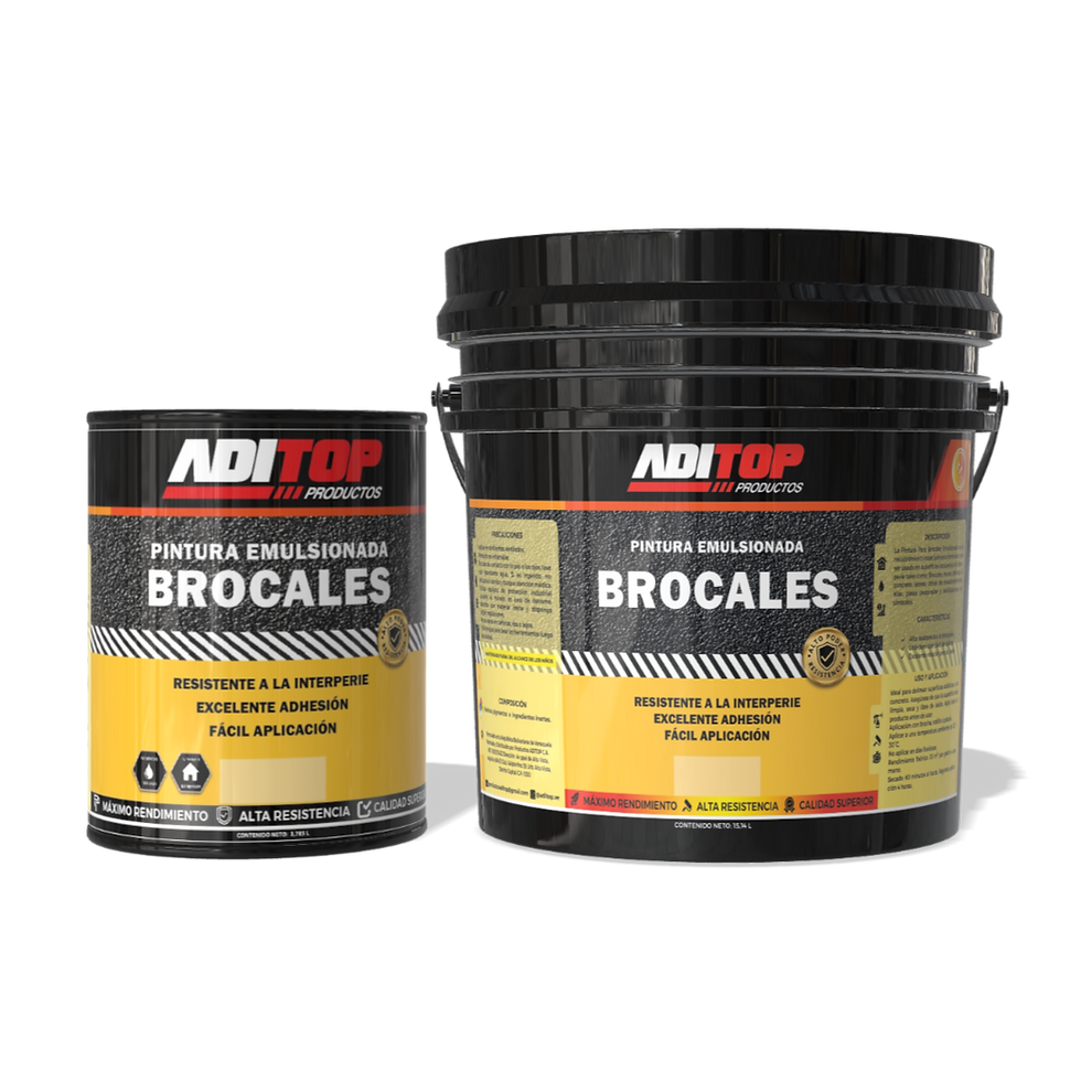Pintura ADITOP Brocales, dos botes, blanco
