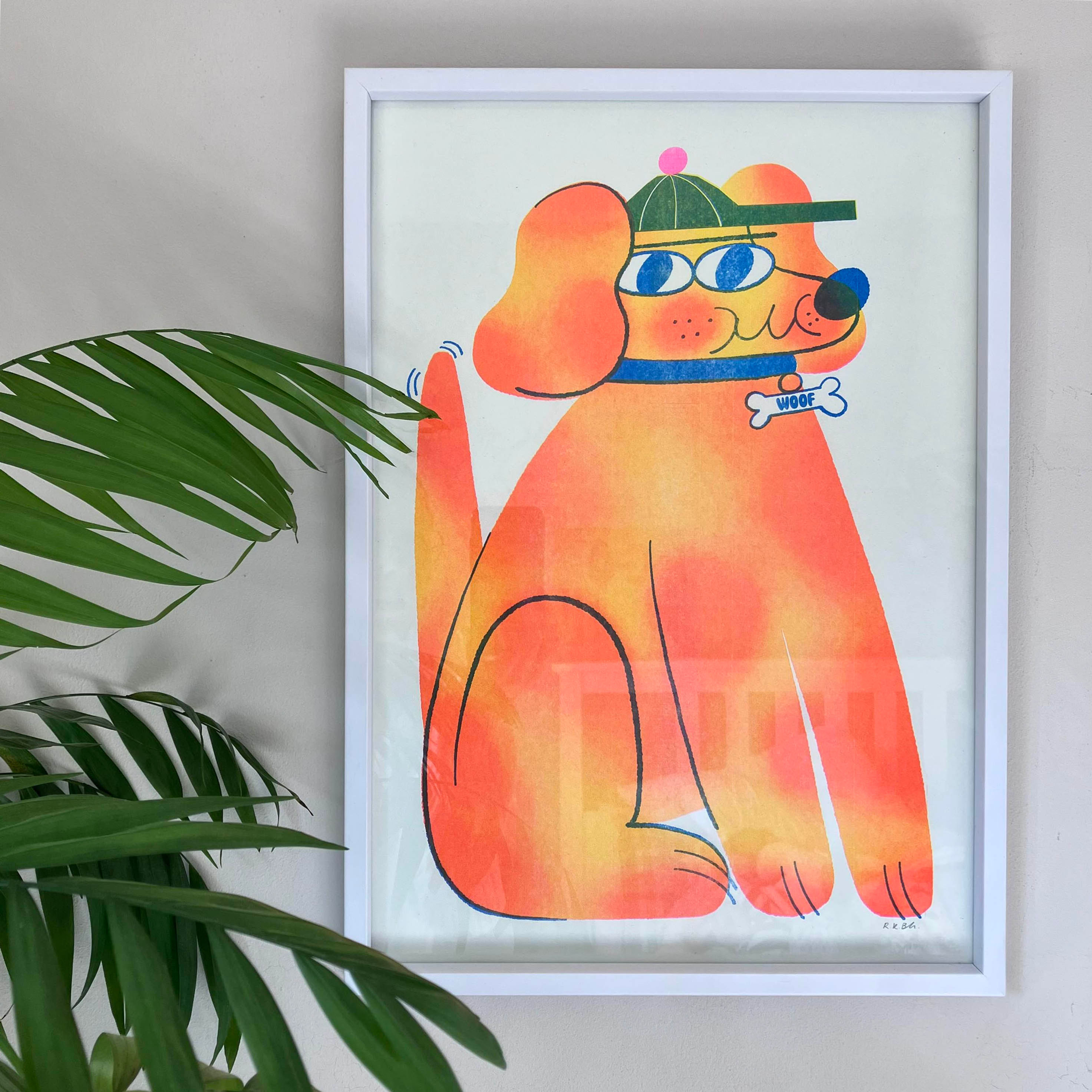Doggo - A3 Riso Print