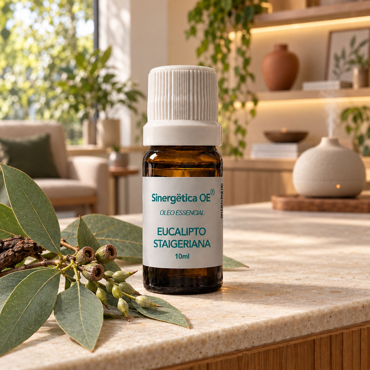 Eucalipto Staigeriana orgânico - Óleo Essencial - 10ml