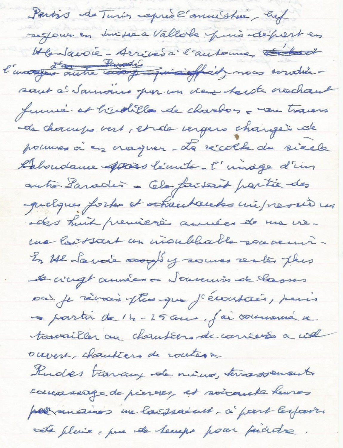 Documents divers ( tarif par page )