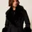 Miniatura: Cappotto lungo in panno con faux fur twinset