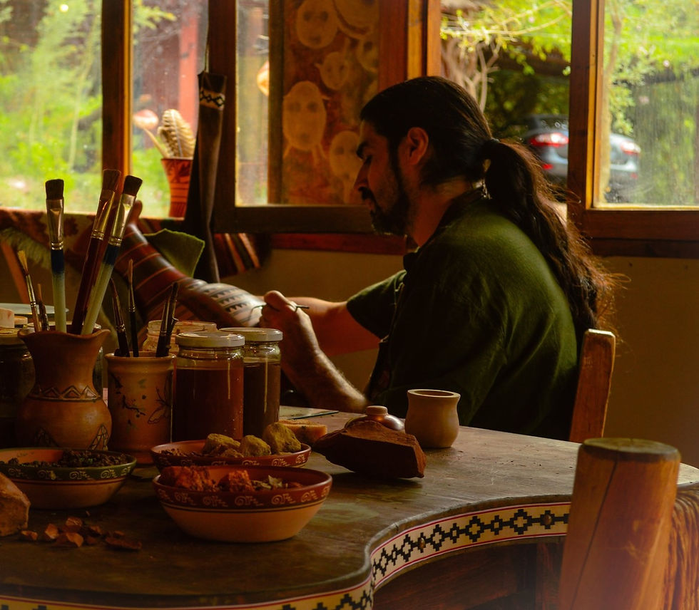 David, Chamán Huarpe
