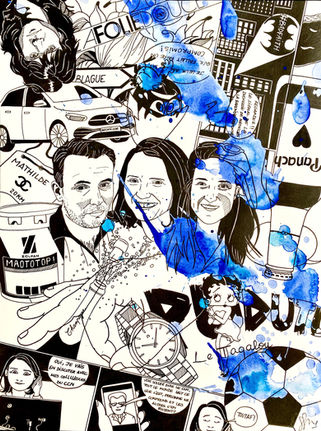 tableau de street art personnalisé