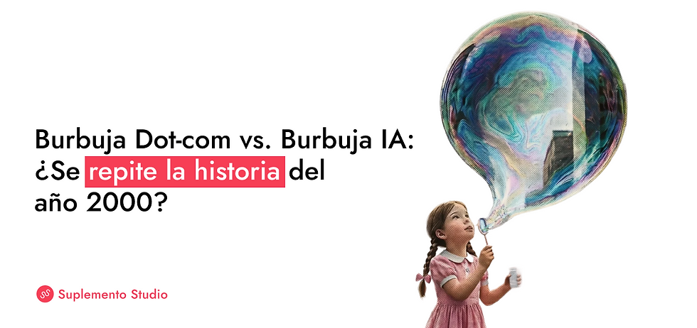 Burbuja Dot-com vs. Burbuja IA: ¿Se repite la historia del año 2000?