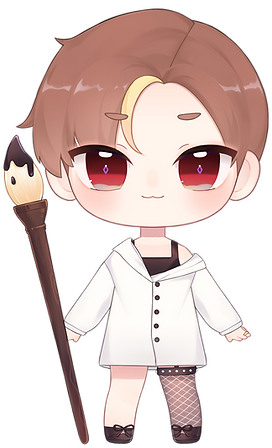 chibi model live2d art commission