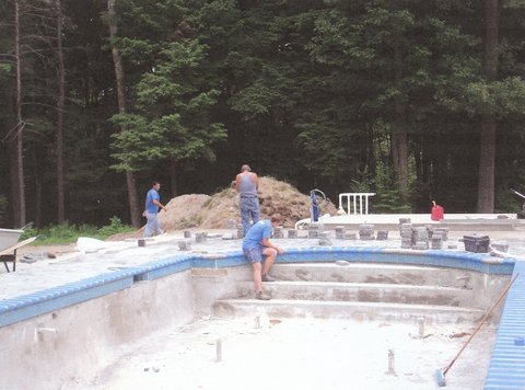Pool House/ DURING