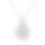 Thumbnail: oval pendant necklace, silver, white background with black line art of 5 kids' faces