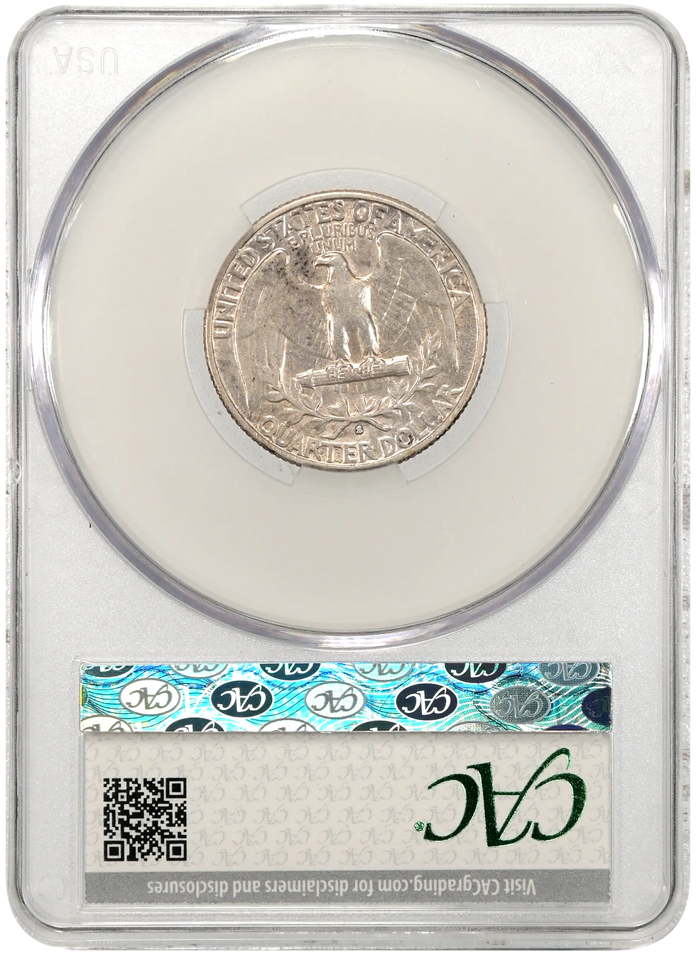 Thumbnail: 1932 S Washington Quarter CAC XF40