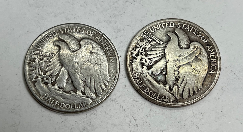 Thumbnail: Junk Silver $1 Face Value 90% Silver Walking Liberty Half Dollars