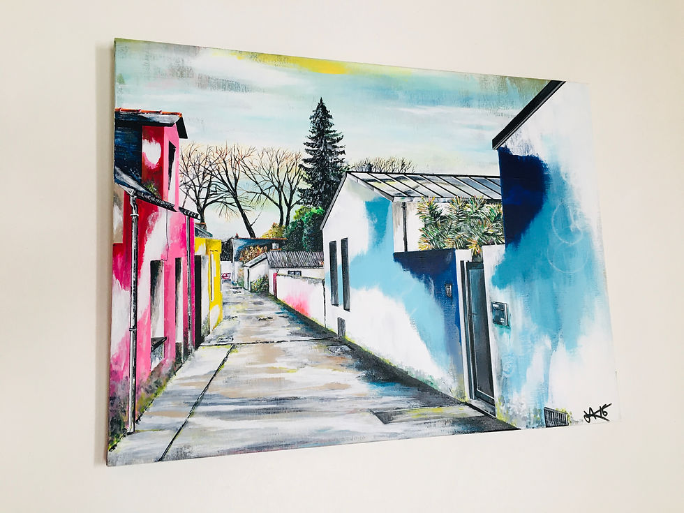 Miniature : Paysage Alexandre Trubert AT6 Acrylique sur toile