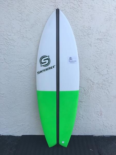 Skinner Surfboards 5'4 x 20" Wonder Fish Poly 5 plug
