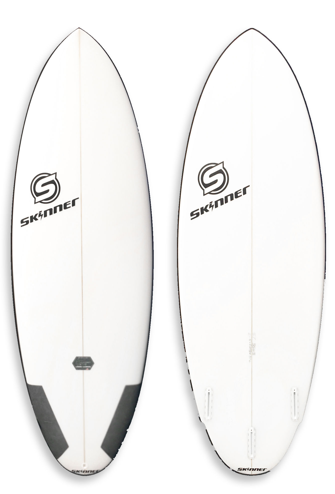 Loose Cannon Round Tail 5'7 x 21.5 x 2 5/8 Twin Fin +
