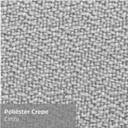 Poliéster Crepe Cinza