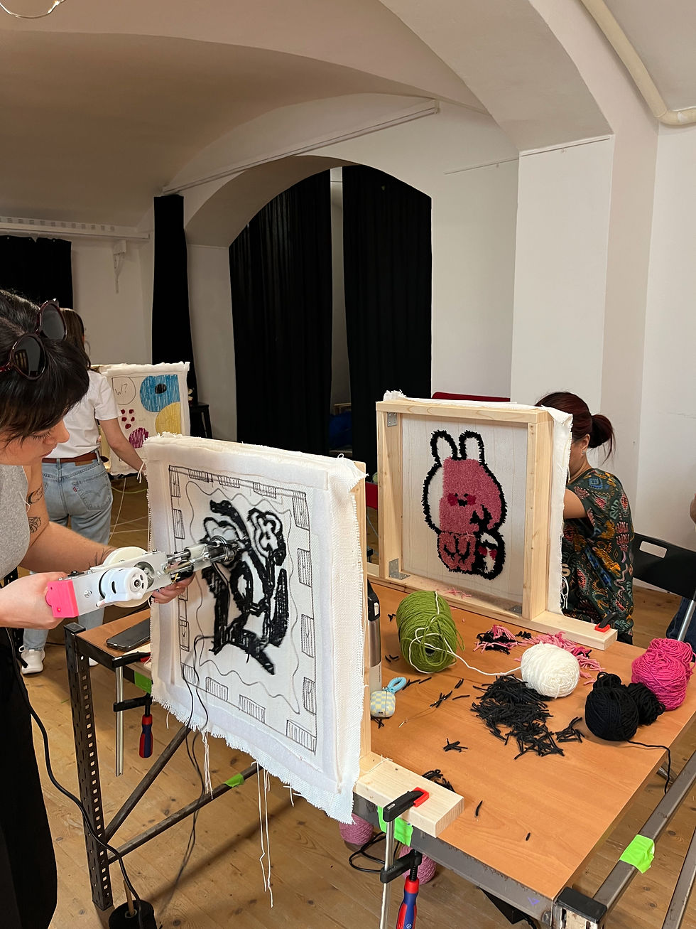 tufting workshop in prague