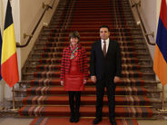 Ալեն Սիմոնյանը Բելգիայի Սենատի նախագահին է ներկայացրել «Խաղաղության խաչմերուկ» նախագիծը