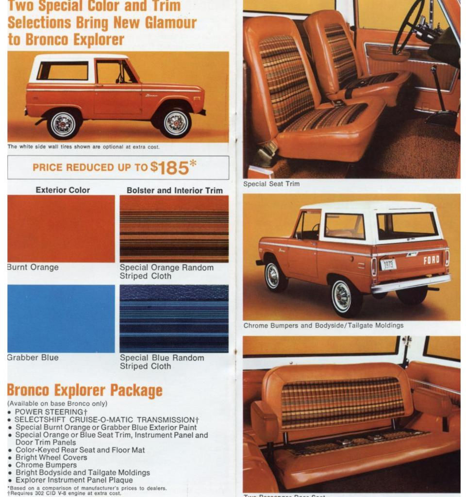 Our Bronco was burnt orange, a Ranger with factory air, automatic transmission and and 302 V8. Daddy bought it for us boys to replace the brown 1972 one we had with the 6 cylinder, that my brother Joe wrecked. 