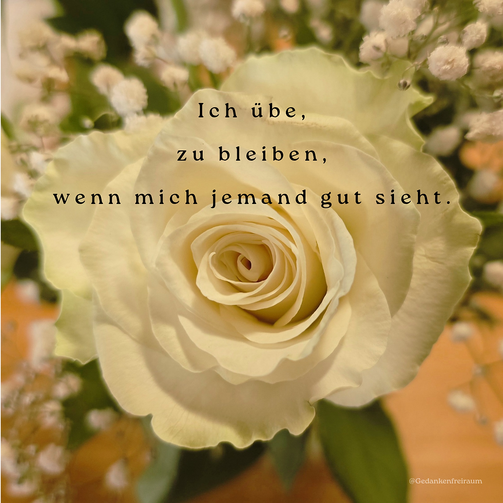 Darf ich mich so sehen lassen?