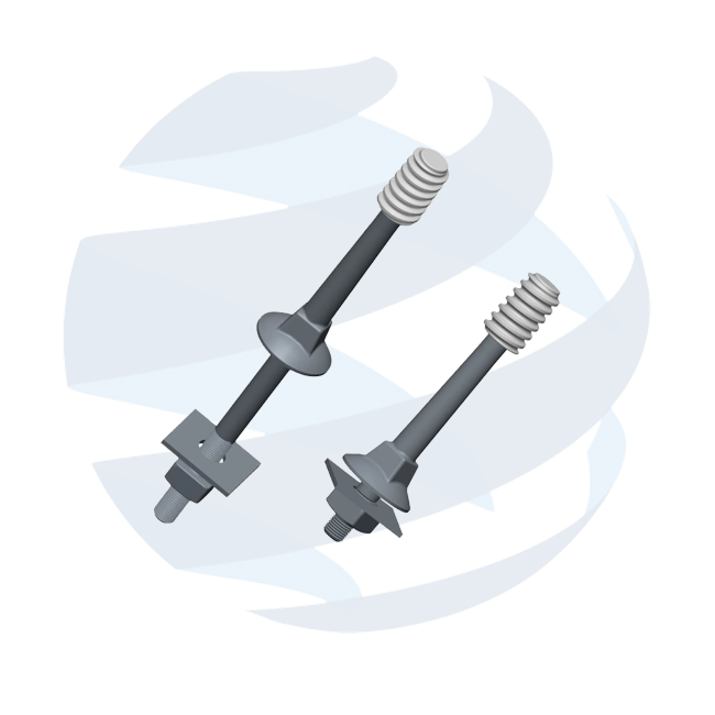 Insulators Pin, Espiga para Aisladores, Goupille pour Isolateurs