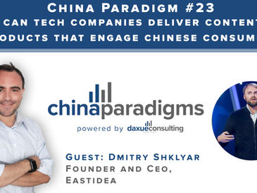 China Paradigms podcast. 
Interview with Shklyar Dmitry CEO& Founder Eastidea integrated solutions