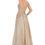 Thumbnail: Gold Metallic Long Dress
