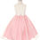 Thumbnail: Girls Pink & Ivory Short Dress