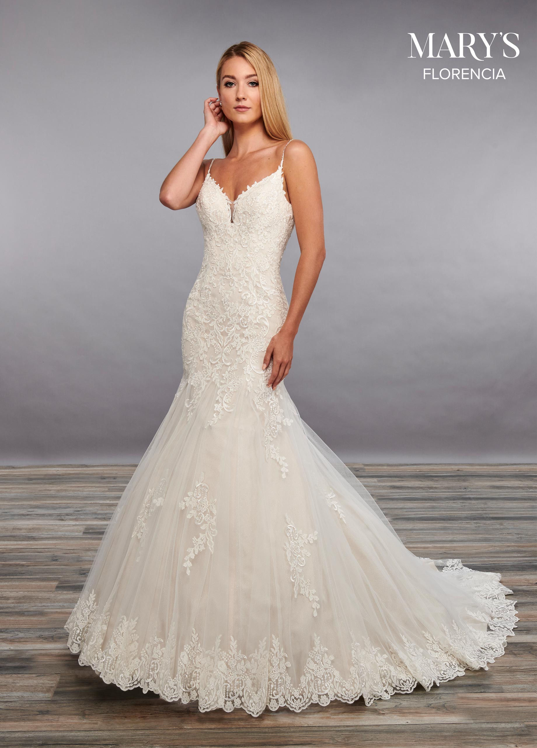 Ivory Fit & Flair Bridal Gown