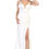 Thumbnail: Ivory Satin Bridal Gown Size 4