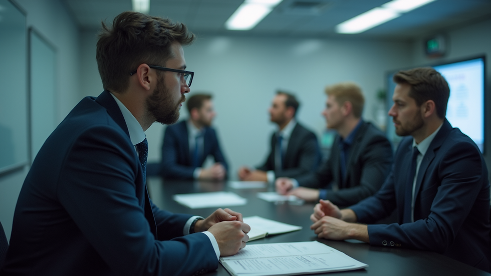 Close-up view of a training session in progress