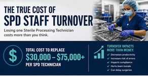 The Hidden Costs of Turnover in Sterile Processing: What Hospitals Need to Know