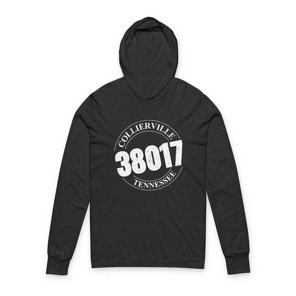 Thumbnail: 38017 Collierville TN Hooded LS Tee - Multiple Colors Avail.