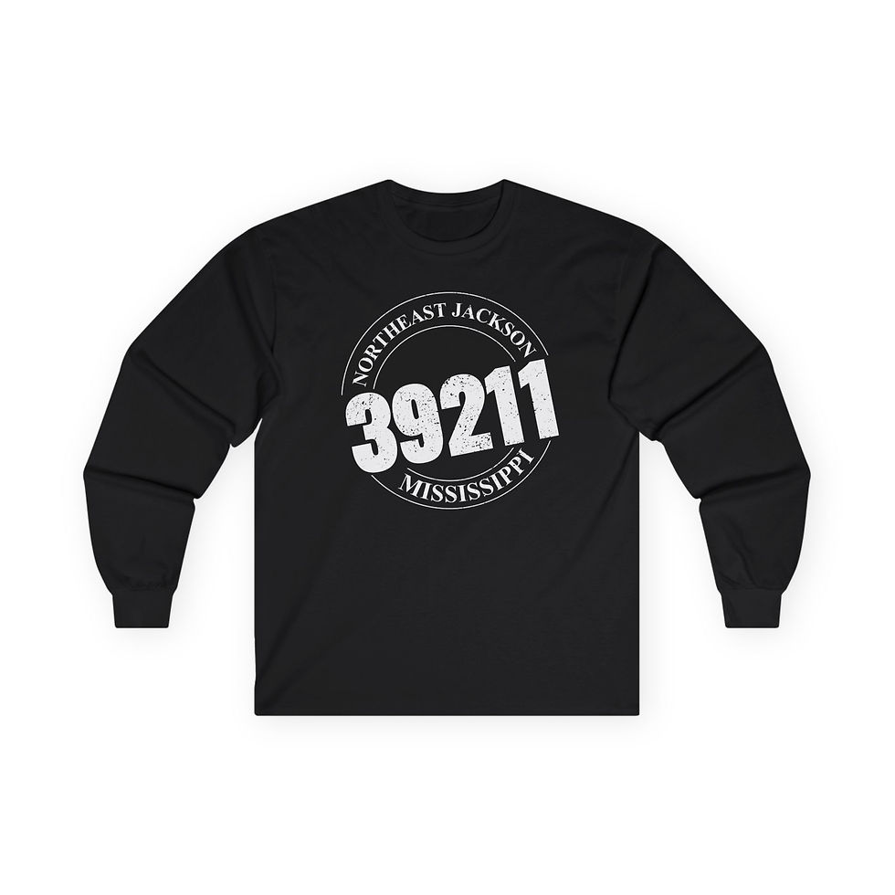 Thumbnail: 39211 Northeast Jackson MS LS Tee - Multiple Colors Avail.