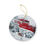 Thumbnail: Madison, MS Snow Caboose Ornament, (1pc)
