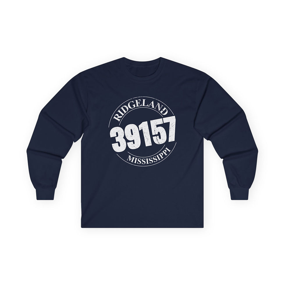 39157 Ridgeland MS LS Tee - Multiple Colors Avail.