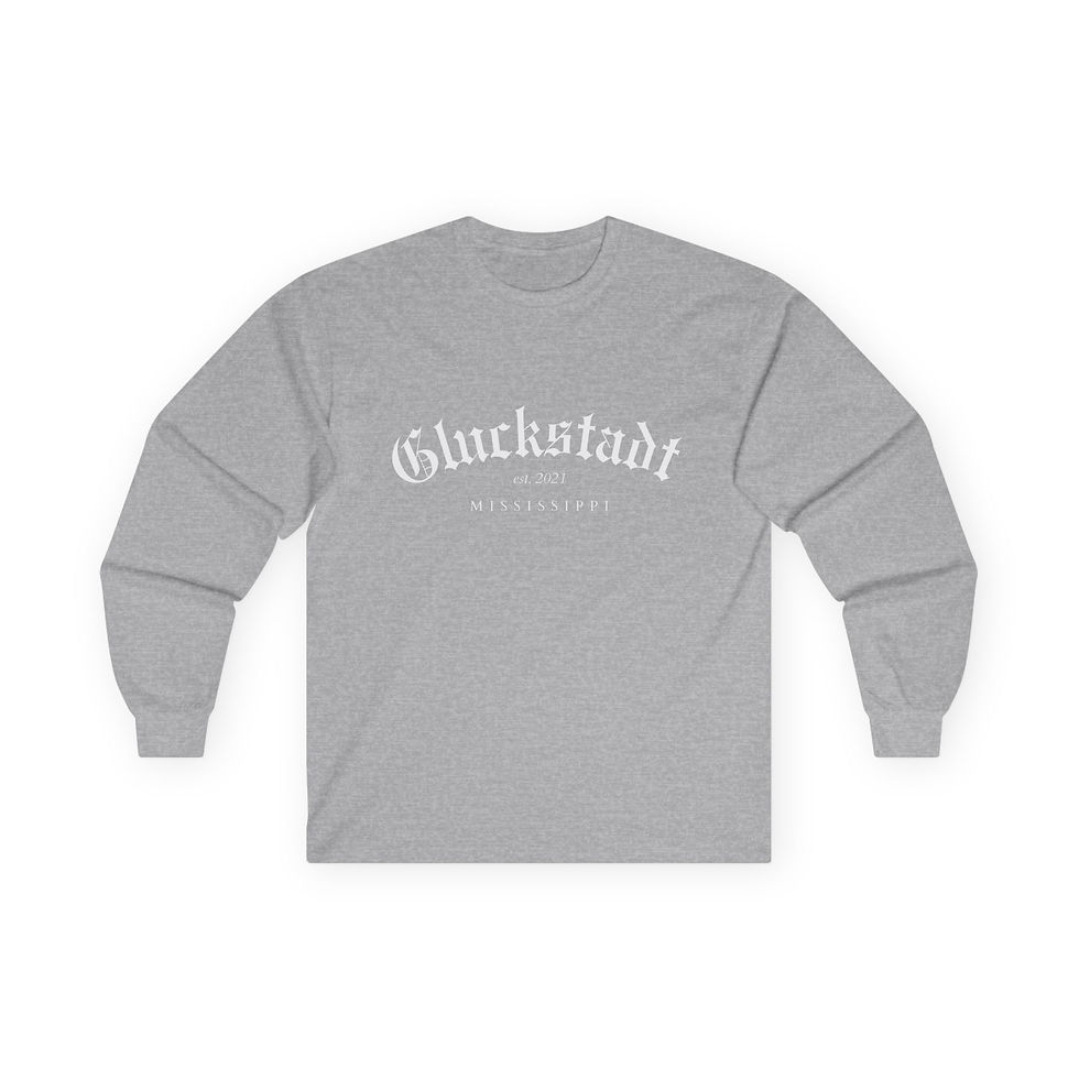 Thumbnail: Gluckstadt MS (Font) LS Tee - Multiple Colors Avail.